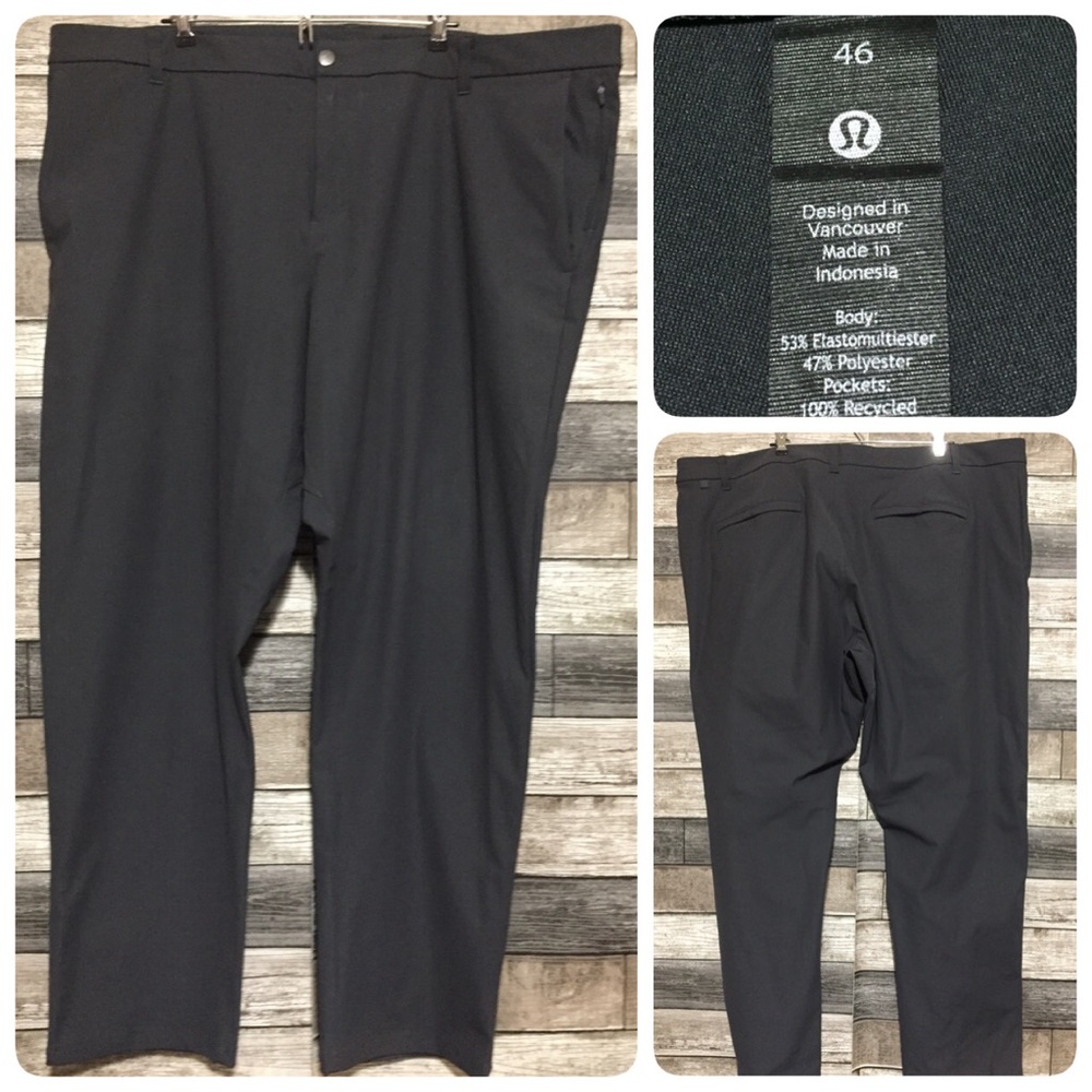 Lululemon Commission Pants Classic Men’s 46x30 Gray Stretch M5985S